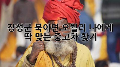 장성군 북이면 오월리🚗 나에게 딱 맞는 중고차 찾기💯